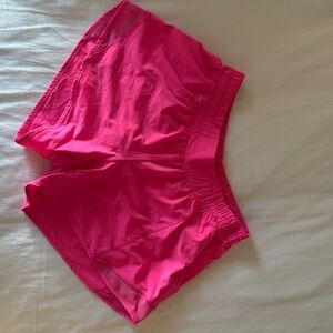 Lululemon Hotty Hot Shorts in Hot Pink